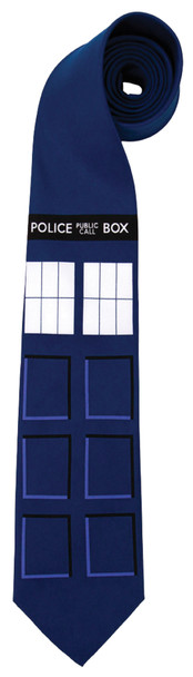 Doctor Who Tardis Necktie Adult