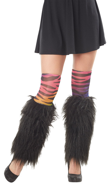 Striped Leg Furries Kit Adult Zebra Rainbow