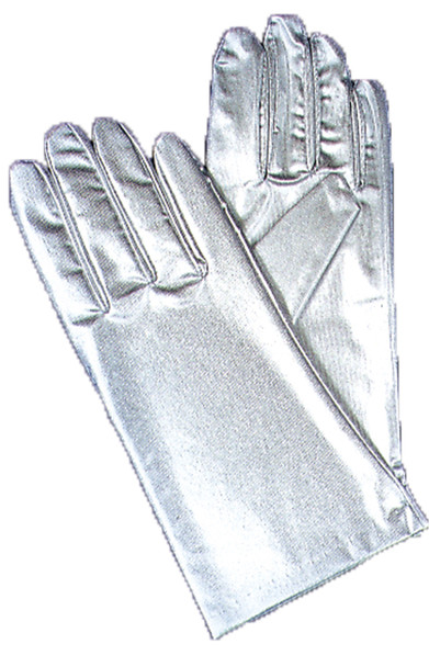 Metallic Gloves Adult Small