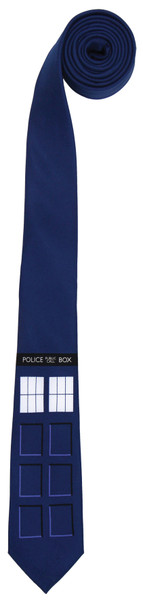 Doctor Who Tardis Skinny Tie Adult