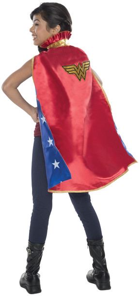 Girl's Deluxe Wonder Woman Cape Child Costume