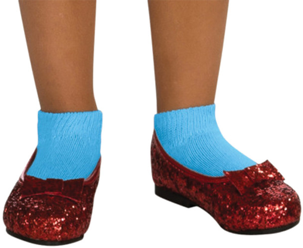 Girl's Deluxe Sequin Dorothy Shoes-Wizard Of OZ Child Costume X-Small (9-10)