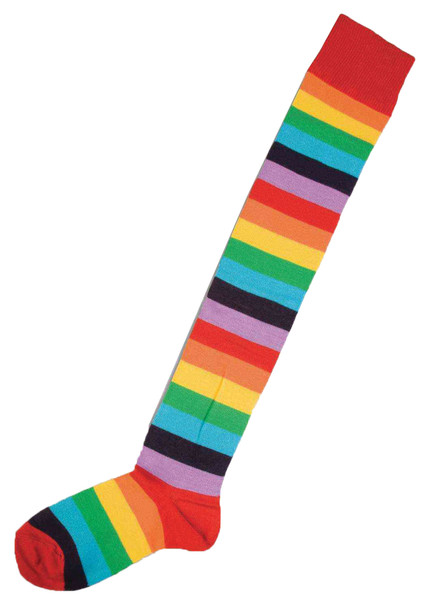 Clown Sock Multi Colored Adult