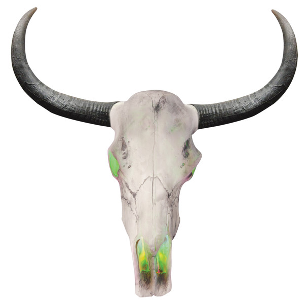 24" Light-Up Longhorn Skull