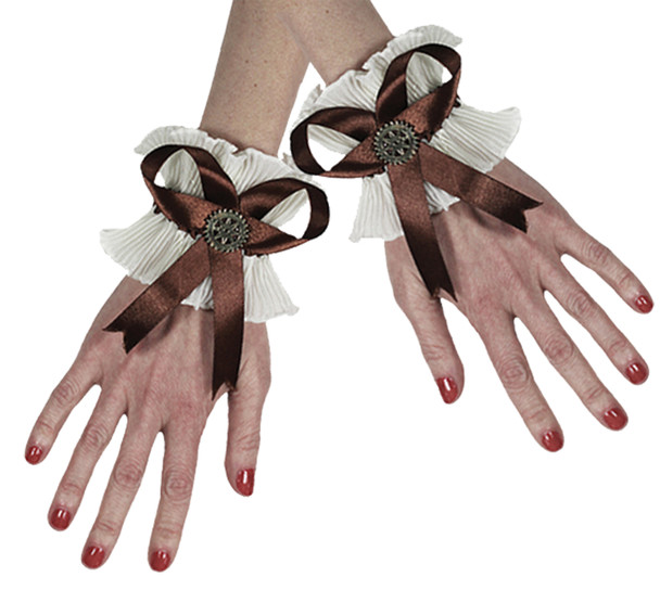 Gloves Wristlet Steampunk Adult