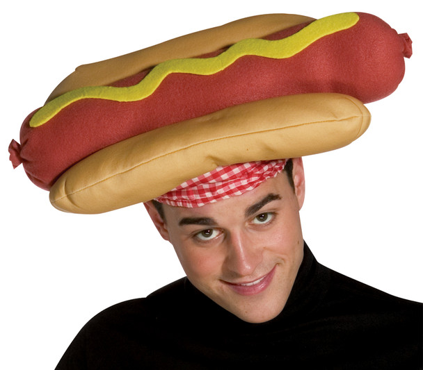 Hot Dog Hat Adult