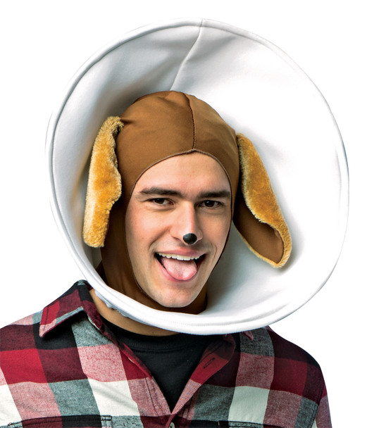 Dog In Cone Head-Piece Adult