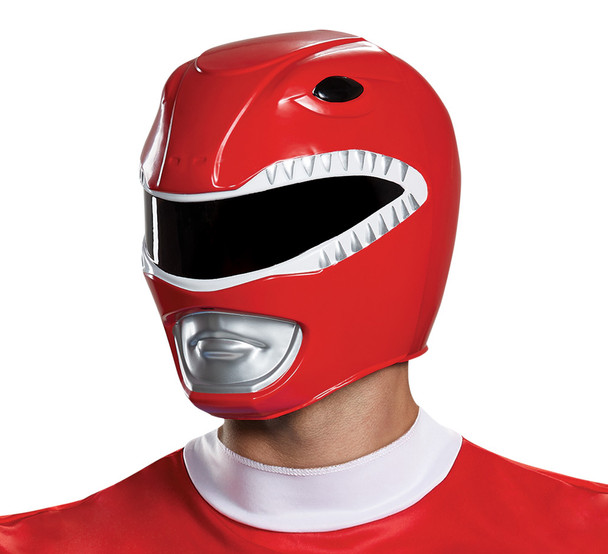 Red Power Ranger Helmet-Mighty Morphin Adult