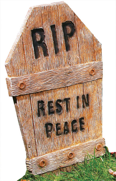 R.I.P. Wood Tombstone