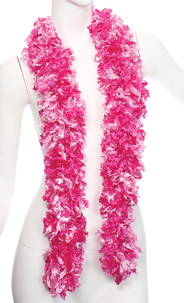 Women's Featherless Boa Pink Mix