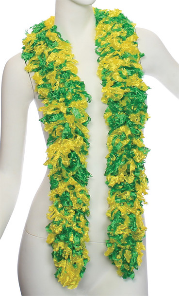 Women's Featherless Boa Green/Yellow