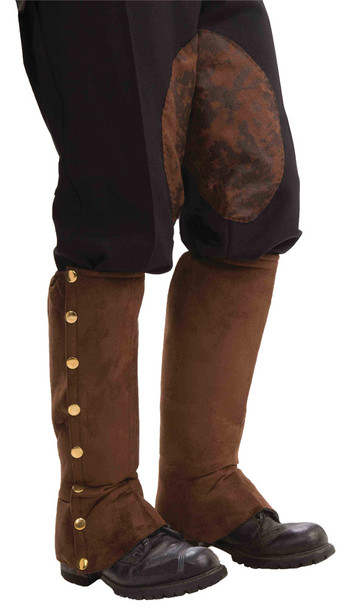 Steampunk Spats Adult Brown