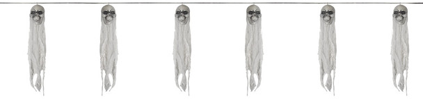 60" Skull Ghost Garland