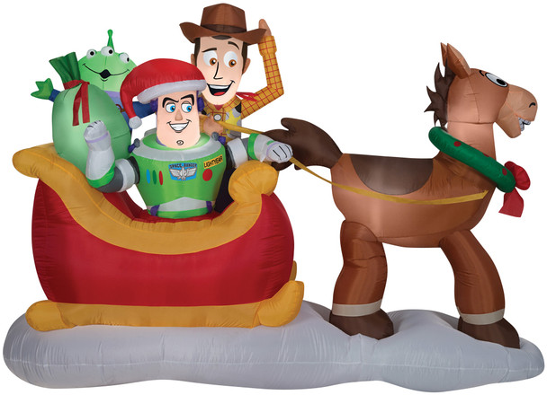 Airblown Inflatable Toy Story With Sleigh