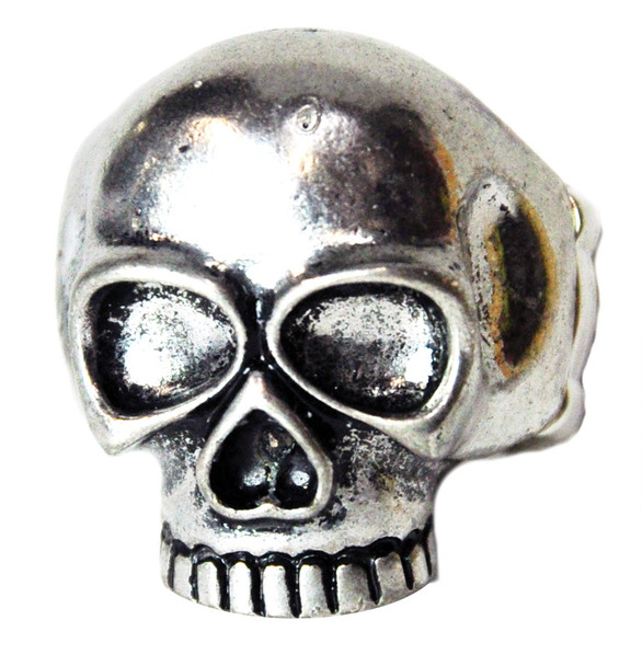 Metal Stretch Skull Ring Adult