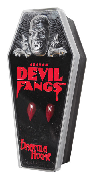 Men's Red Devil Fangs Adult Medium