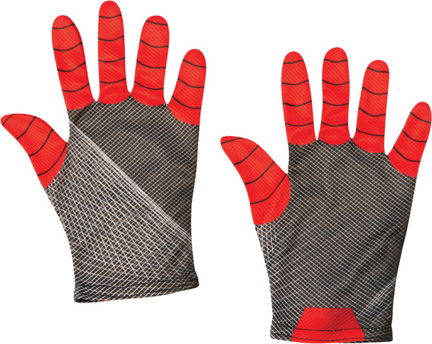 Spider-Man Gloves-Red & Black Child Costume