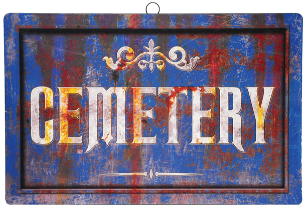 Cemetery Sign