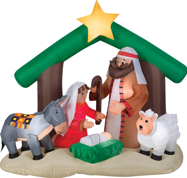 Airblown Inflatable Holy Family Nativity Scene