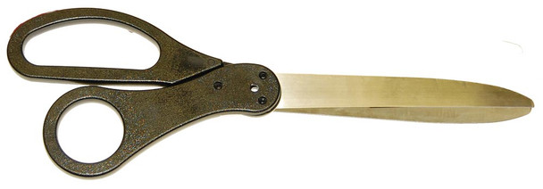 Scissors Ribbon Cut-25" Adult Black