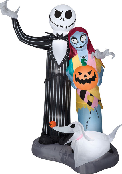 6' Airblown Inflatable Nightmare Before Christmas Scene