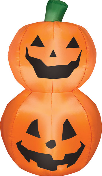 42" Airblown Inflatable Pumpkin Duo Stack