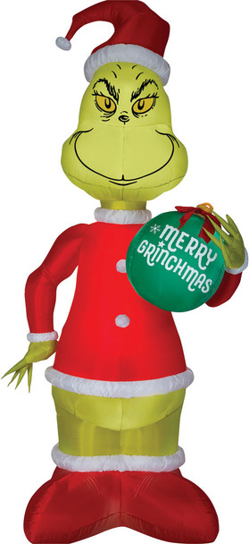 Airblown Inflatable Giant Grinch With Ornament