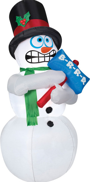 Airblown Inflatable Animated Shivering Snowman
