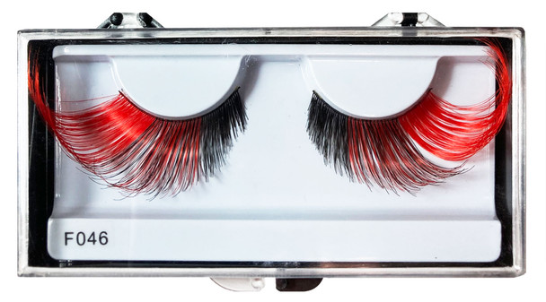 Women's Eyelashes Flare-Red/Black