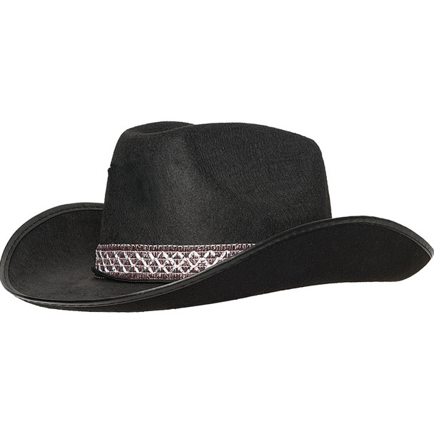 Hat Sheriff Black One-Size Adult