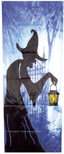 Witch Door Curtain With Lantern