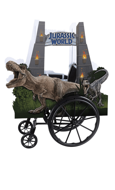 Jurassic P Adaptive Wheelchair Cover Kit