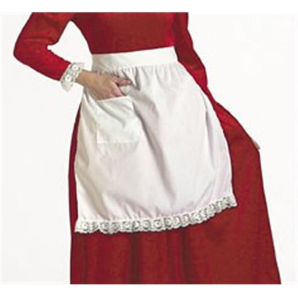 Women's Mrs. Santa White Cotton Apron