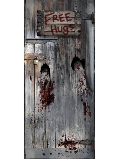 Free Hugs Door Cover 71in