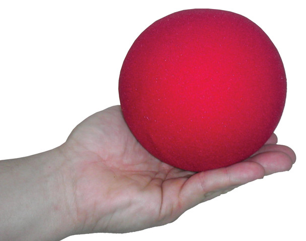 5" Sponge Ball Red