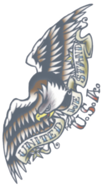 Tattoos Vintage Eagle 1910 Adult