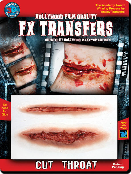 Cut Throat-3-D FX Transfers Adult