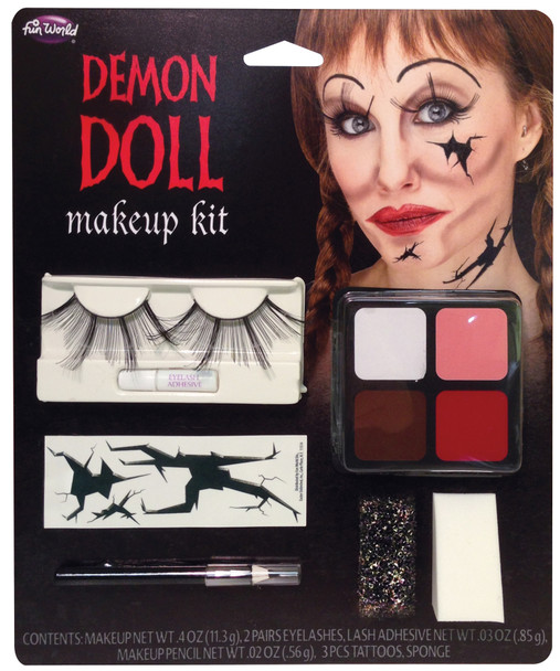 Demon Doll Face Make-Up Kit