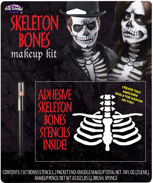 Skeleton Make-Up Kit Skeleton B