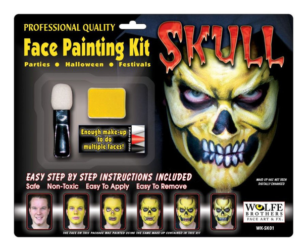 Skull Make-Up Kit Wolfe Bros