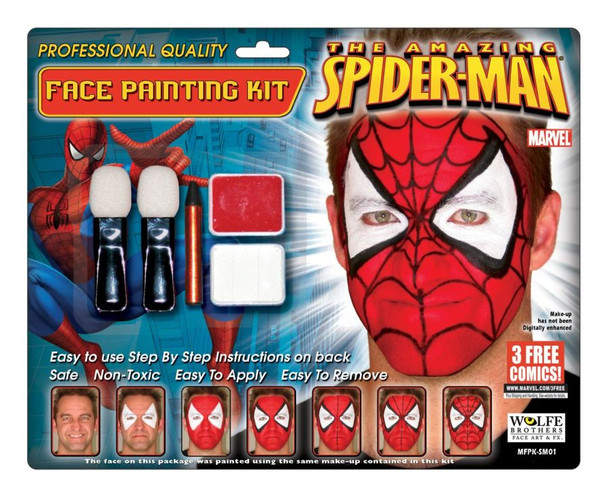Spider-Man Make-Up Kit Wolfe Bros