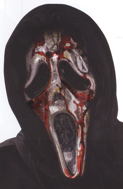 Ghost Face Bleeding Zombie Mask Adult