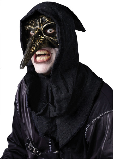 Men's Raven Venetian Mask Black-607700