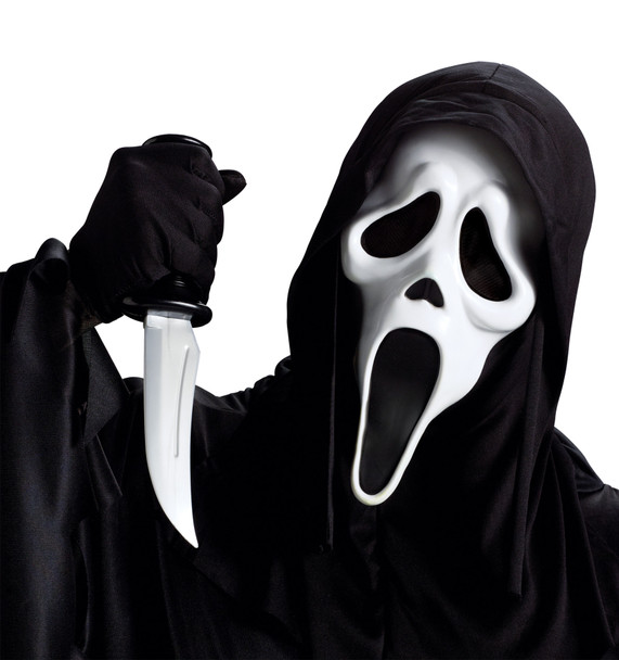 Ghostface Mask With Knife-Scream Adult