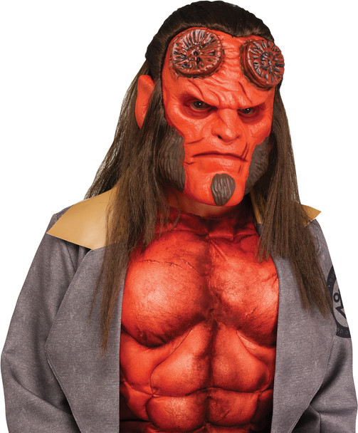 Boy's Hellboy Resilient Mask Child Costume