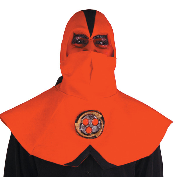 Ninja Devil Half Mask With Hood Adult