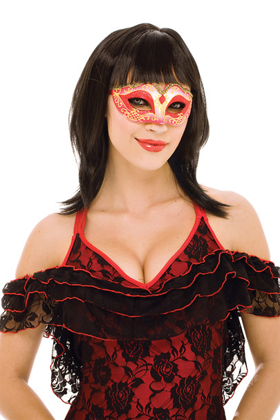 Women's Masquerade Mask Red