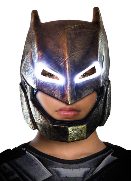 Boy's Armored Batman Light-Up Mask-Dawn Of Justice Child Costume