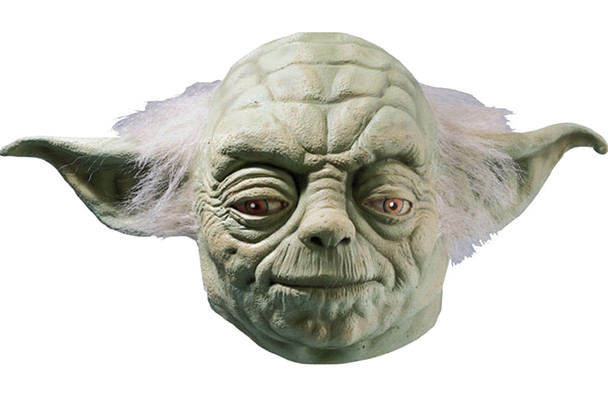 Deluxe Latex Overhead Yoda Mask-Star Wars Classic Adult