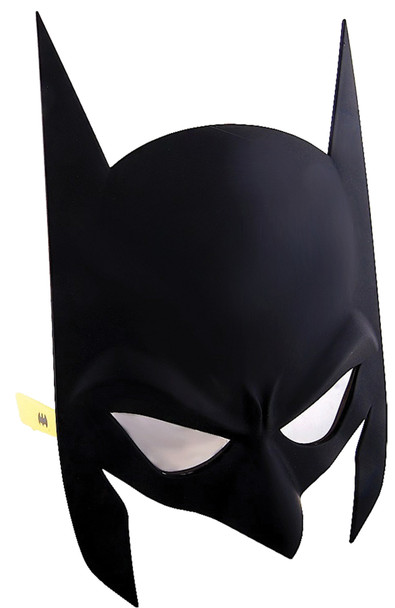 Sunstache Batman 1/2 Mask Glass Adult